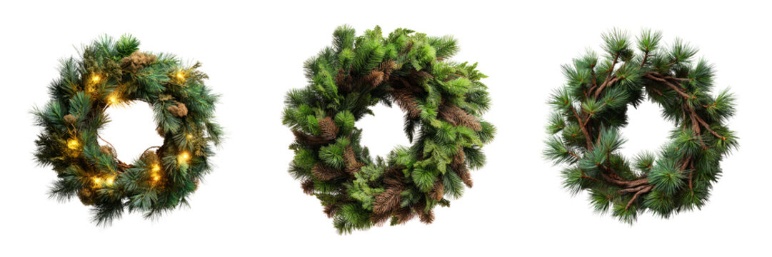 Christmas wreath decorations showcase cozy home setting festive content indoor viewpoint