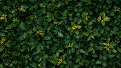 Lush green foliage backdrop for design and layout, seasonal change
