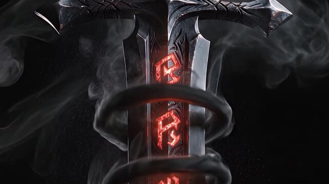 Soul Eater's Embrace The Cursed Sword in Shadowy Tendrils
