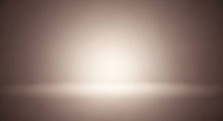 Obraz premium Light brown gradient abstract background for mockup template product showcase empty studio room backdrop with spot light shining floor backdrop 3d rendering