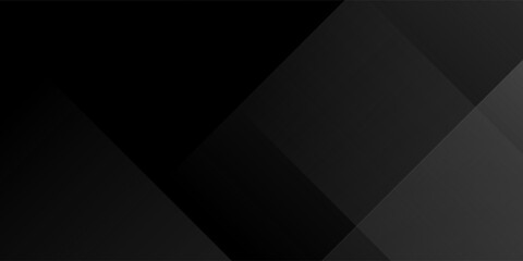 Black abstract background. Elegant dark diagonal shape elements. Modern luxury grey gradient graphic design.