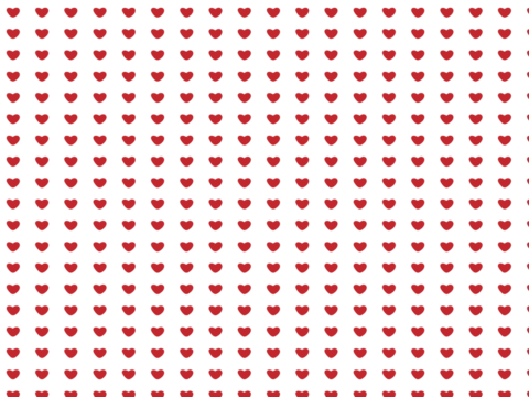 Sketchy Heart Icons Doodle Love Elements Vector seamless pattern