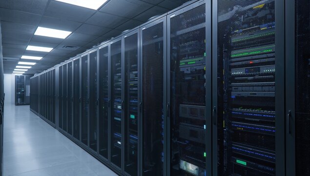 Routers designed for network server rooms, ensuring efficient connectivity and performance