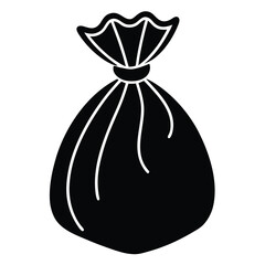 candy bag  on white background