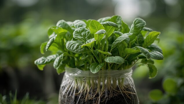 Growing spinach in polybags, beneficial gardening technique