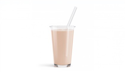 Milkshake with sharp blunt ends, a treat high in saturated fat risk