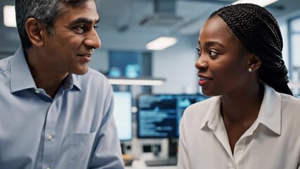 Macro shot of engineers' hands on a circuit board. A senior mentor guides a junior teammate, pointing at the electronic prototype. Teamwork, innovation, and knowledge transfer.