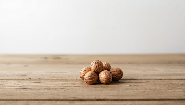 Soap nuts as organic cleansers on a white china dish, eco-friendly laundry solution