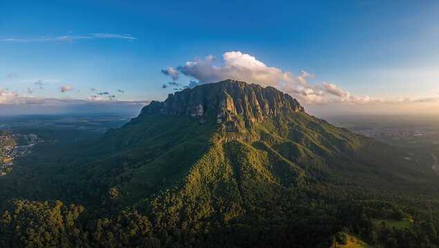 Breathtaking scenery of Morro da Coroa in Lagoinha do Leste, showcasing natural beauty and preservation