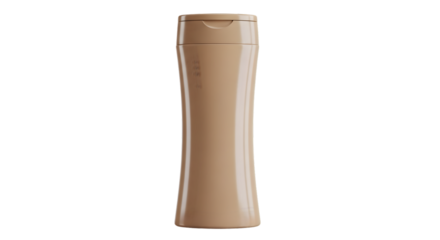 Beige Cosmetic Bottle with Flip Top Cap skincare lotion