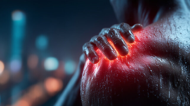 Shoulder pain injury muscle ache joint discomfort arm inflammation body