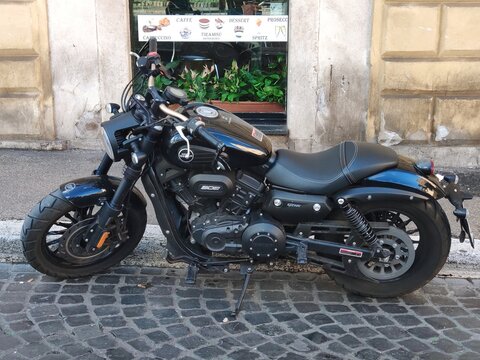 motorcycle on the street