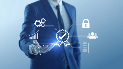 All-in-one certified productivity application managing tasks, analytics, and security certified platform. Quality Assurance QA for business software certified application, ensuring data security, user