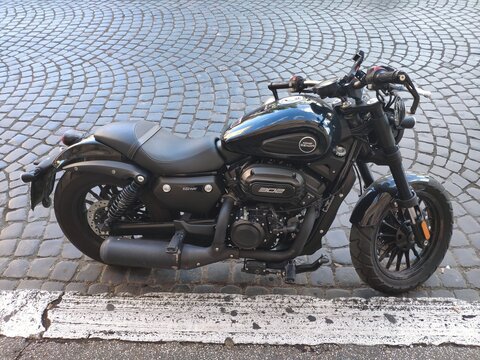 motorcycle on the road