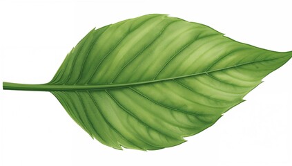 Obraz premium Shape and structure of moringa leaves, nutrient-rich ingredient for health