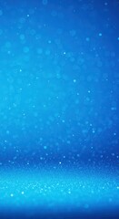 Fototapeta premium A vibrant, radiant bright blue backdrop filled with numerous tiny, scattered sparkling highlights, ideal for abstract or celebratory designs ,graphic, design, glow