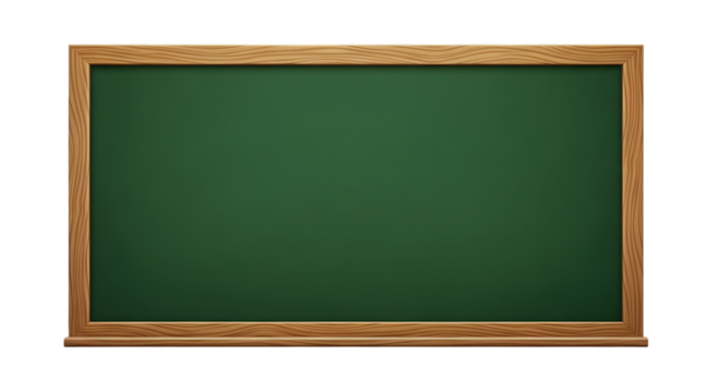 Green Chalkboard with Wooden Frame blackboard green board
