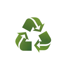 Obraz premium Green recycling symbol