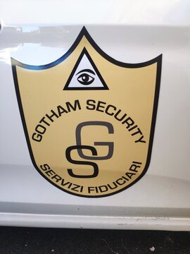 label on a white background