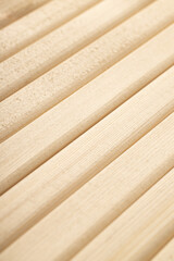 Pure natural wood slats with fiber texture as a background