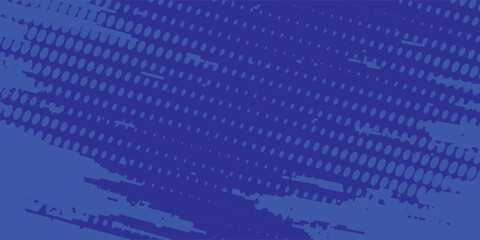 blue color pattern gradient grunge texture background. Dots pop art comics sport style  modern vector