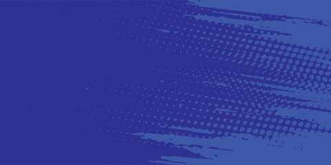 Obraz premium blue color pattern gradient grunge texture background. Dots pop art comics sport style modern vector