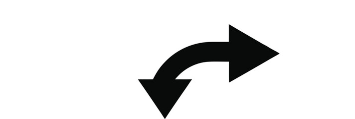 Data transfer arrows silhouette icon set