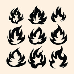 Flat design cloud silhouette logo design vector illustration