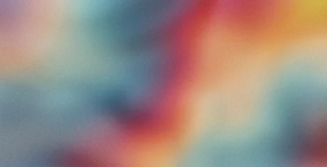 Fototapeten Pony Old film light leaks texture with scratches, noise, iridescent light. Rainbow lens flare effect, camera film filter with bokeh, dust, grain. Distressed retro movie, photo burn effect. Vintage photo  © Kateryna