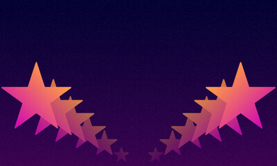 Modern abstract gradient background with glowing geometric shapes. Colorful gradient hexagon shape design. Futuristic modern. Abstract Technology background, Futuristic abstract digital background