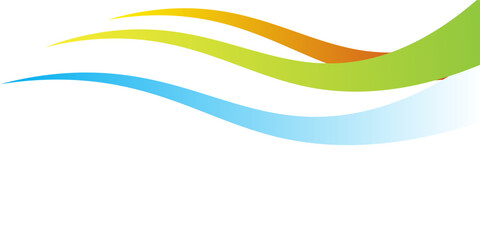 Blue and white business wave banner background. eps10