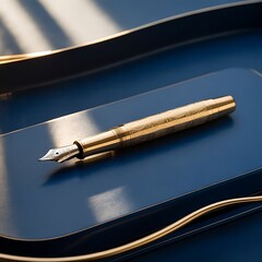 fountain pen on the table