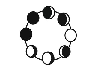 Colorful vector illustration of a dog with headphones and cat molecular network concept design symbol