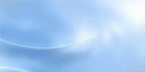 Blue abstract sky background with bright sun, white clouds, and natural light texture