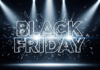 Black Friday special sale 3d text effect, realistic 3d text effect