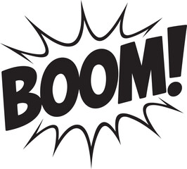 BOOM! Comic Text Explosion Design