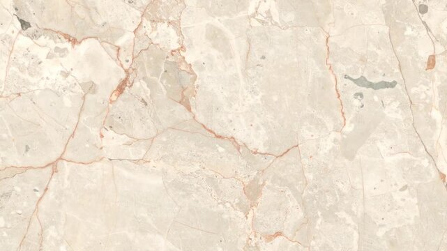 A seamless, high-angle view displays creamy beige marble with striking red veining patterns