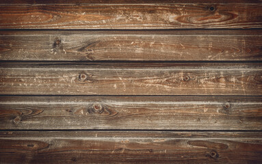 Naklejka premium wooden boards with natural wood texture with vignette