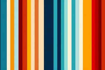 Vibrant vertical stripes of assorted colors create a dynamic abstract background
