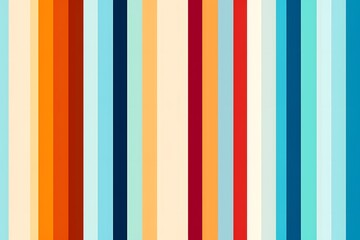 Vibrant vertical stripes in a rainbow of colors