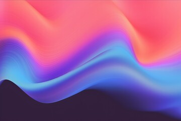 Vibrant abstract flowing waves of pink purple and blue gradient