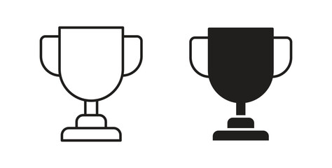 Award icon with editable stroke and flat vector pack