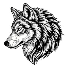 wolf vector illustration