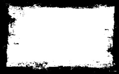 Abstract grunge frame. Black and beige Background template.