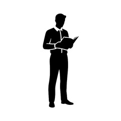 business man with tablet