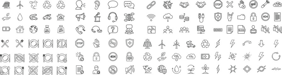 Environmental and technology icons solar panel