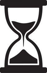 hourglass icon. Hourglass icon collection with line. Stock vector illustration.