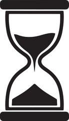hourglass icon. Hourglass icon collection with line. Stock vector illustration.