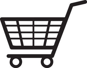 Trolley icon vector, illustration logo template in trendy style