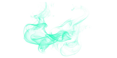 Emerald Smoke Dance Fluid Movement Abstract Art Serene Energy Ethereal Green Hues Dark Background Mystic Vapor Graceful